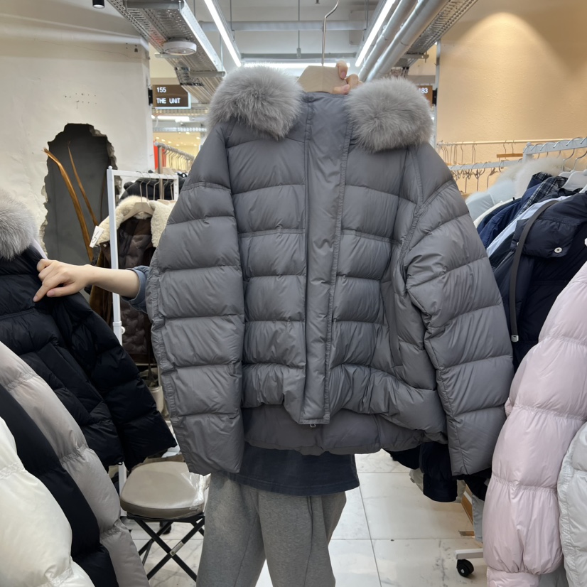 SIMPLE PARK/WMSTORY東大門代購女士新品26春季短款羽絨服狐貍SIMPLE PARK/WMSTORY短款羽絨服圖色4