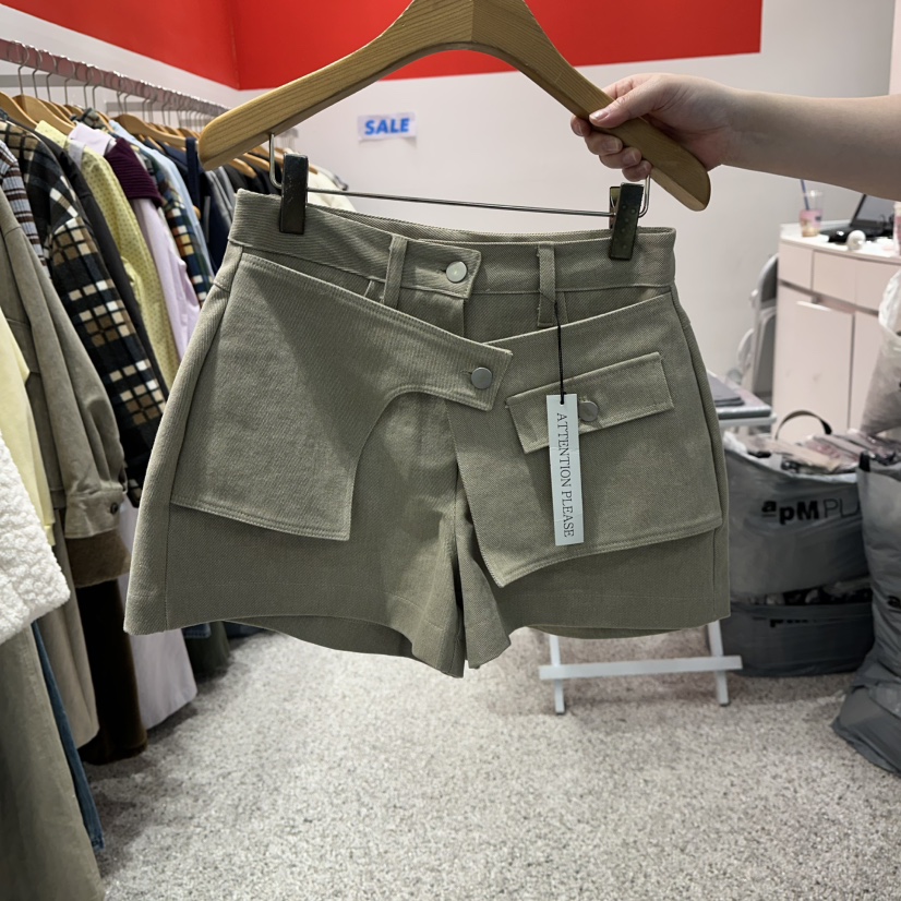 ATPZ東大門直郵女士新款26春季熱賣時尚休閑人氣推薦短褲ATTENTION PLEAES短褲圖色1