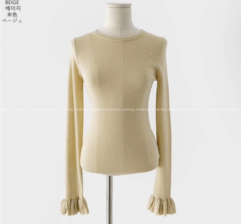 PRIVIE/H/LOW GAUGE韓國直郵女裝新款休閑時尚長袖T恤PRIVIE/H/LOW GAUGE長袖T恤圖色1