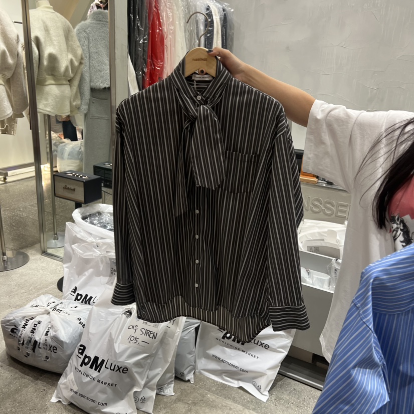 INSSENSE-A東大門代購女裝新品人氣推薦休閑熱賣襯衫蕾絲衫INSSENSE-A襯衫/蕾絲衫圖色2