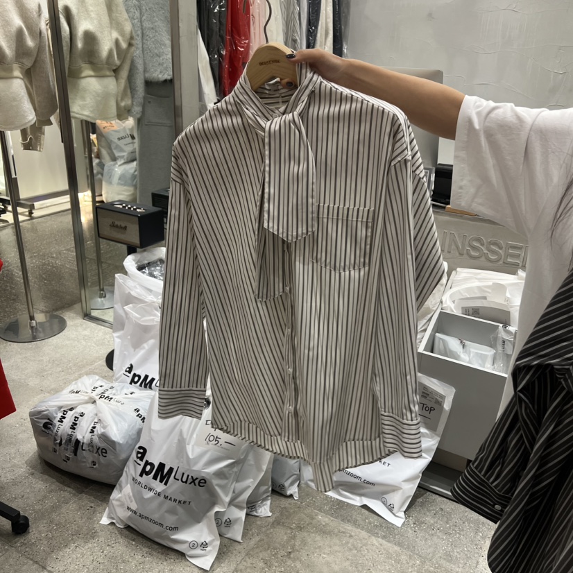 INSSENSE-A東大門代購女裝新品人氣推薦休閑熱賣襯衫蕾絲衫INSSENSE-A襯衫/蕾絲衫圖色3