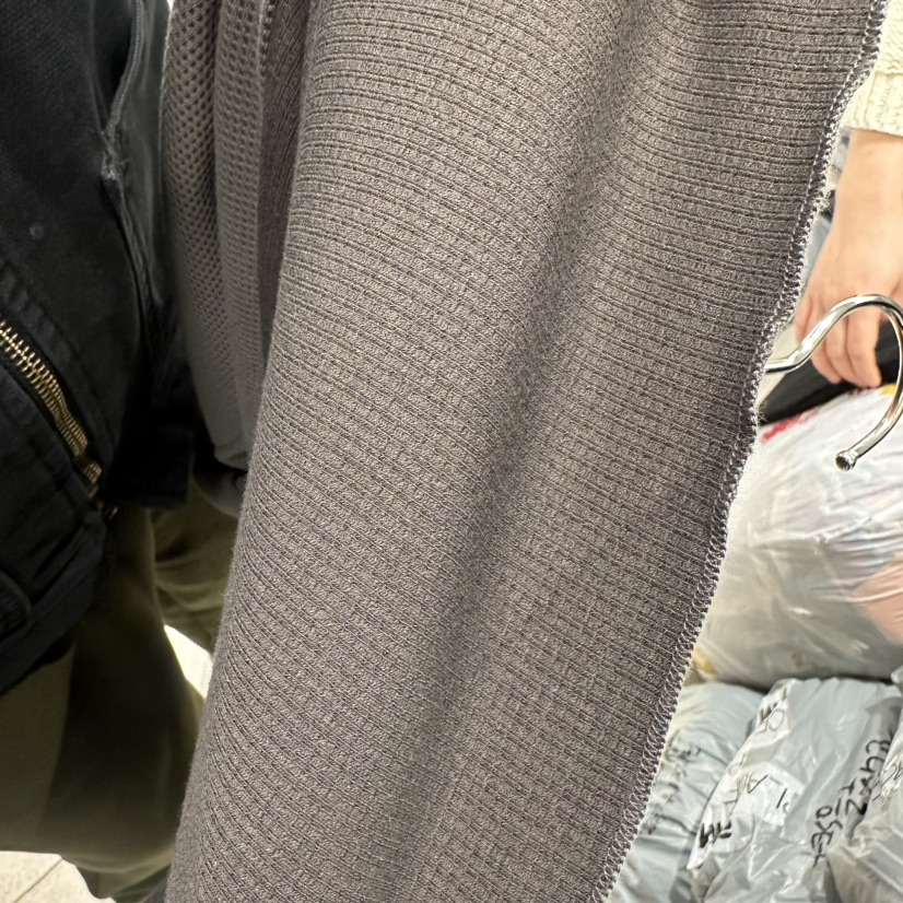 ANDE東大門代購女士新款時尚26春季休閑長裙華夫格修身格紋Ande長裙