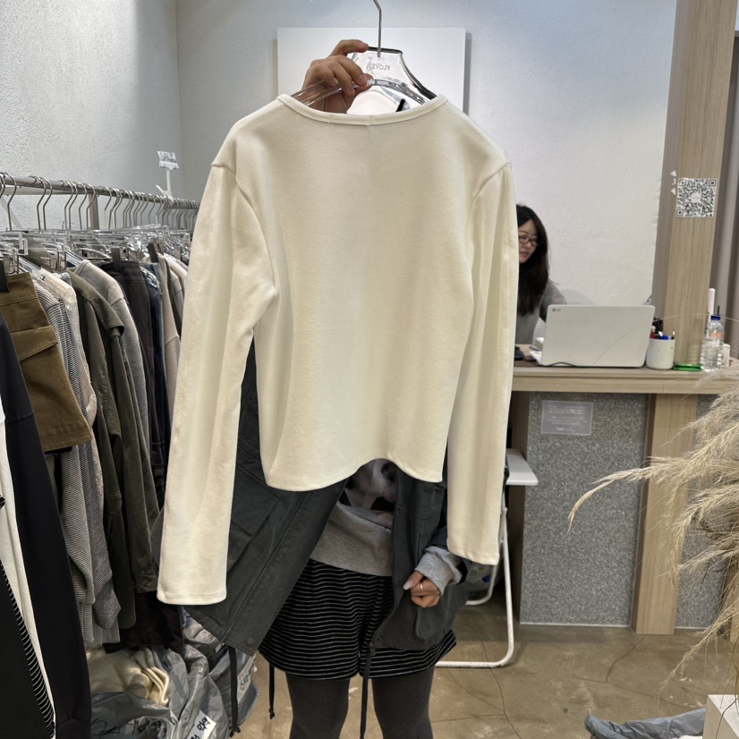 PLOVER東大門直郵女士新品26春季休閑職業推薦時尚針織衫PLO_VER針織衫