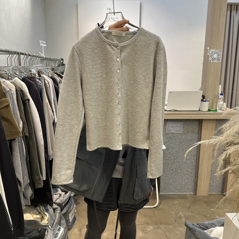 PLOVER東大門直郵女士新品26春季休閑職業推薦時尚針織衫PLO_VER針織衫圖色2