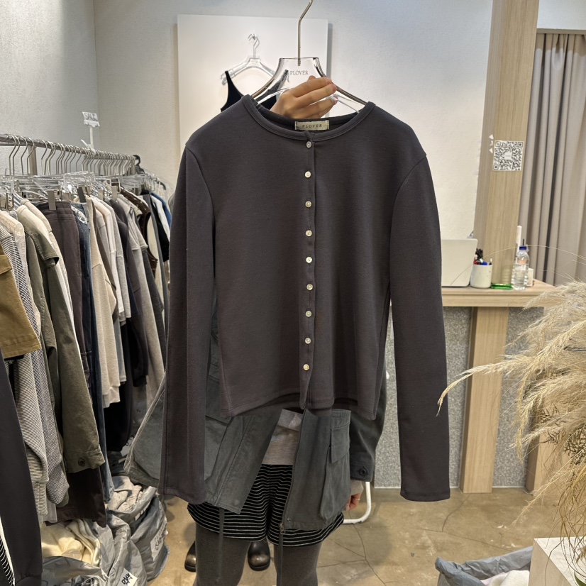 PLOVER東大門直郵女士新品26春季休閑職業推薦時尚針織衫PLO_VER針織衫圖色3