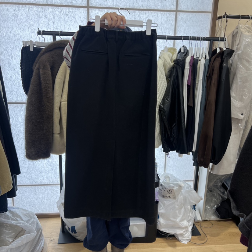 FLAT東大門代購女士新品人氣推薦休閑26春季半身裙中短裙羊毛FLAT半身裙/中短裙