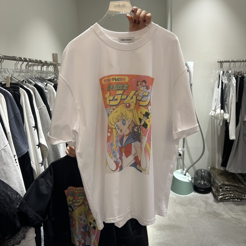 OKIE韓國直郵女裝新品26春季時尚推薦熱賣人氣T恤不含內搭OKIET恤圖色1