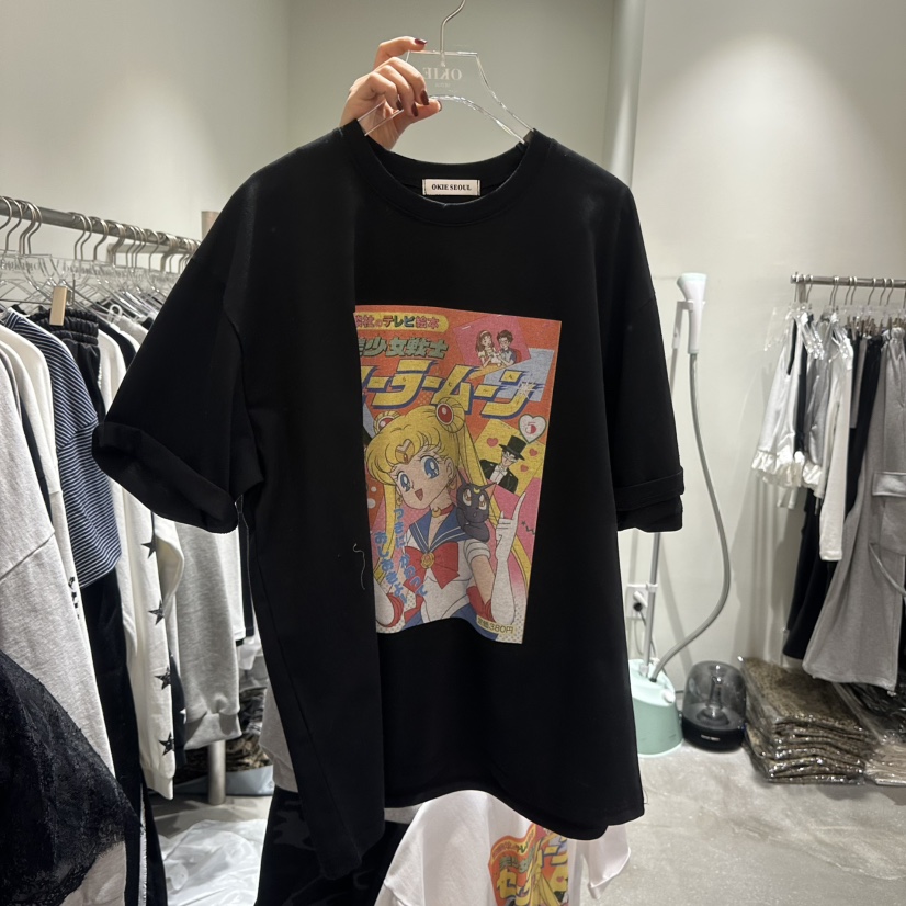 OKIE韓國直郵女裝新品26春季時尚推薦熱賣人氣T恤不含內搭OKIET恤圖色3