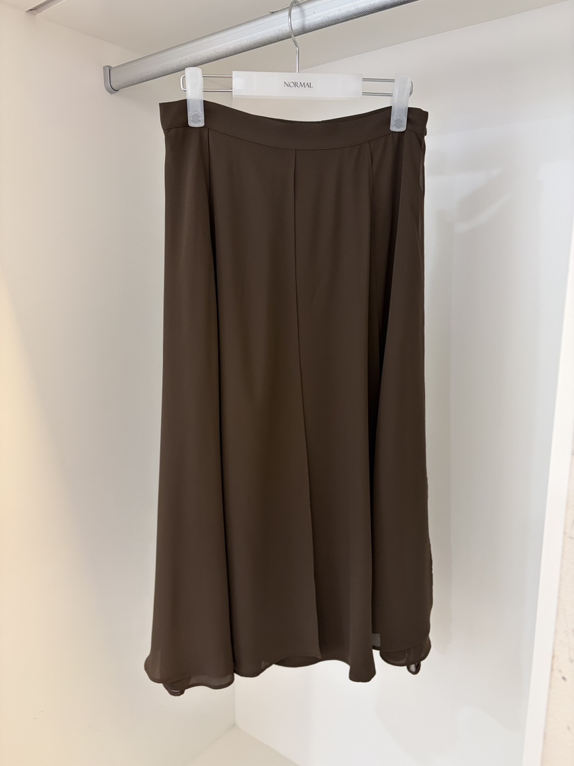 NORMAL東大門代購女裝新品推薦26春季休閑時尚熱賣長裙雪紡NORMAL長裙圖色1