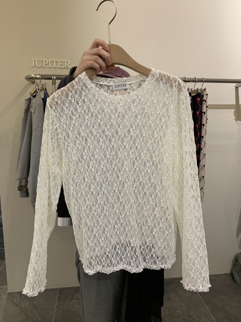 JUPITER東大門直郵女士新款熱賣休閑職業時尚人氣襯衫蕾絲衫JUPITER襯衫/蕾絲衫圖色1