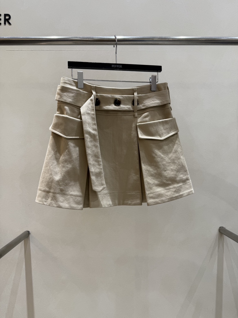 FEFFER東大門代購女士新款職業休閑人氣時尚26春季熱賣短裙FEFFER短裙圖色1