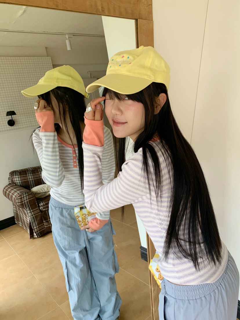 MORE THAN-P韓國代購女裝新品時尚休閑26春季推薦長袖T恤MORE THAN長袖T恤