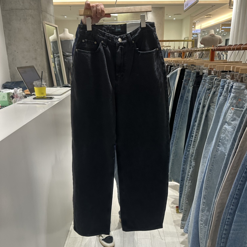 GRAYMELLOW東大門實拍女士新款26春季時尚推薦職業牛仔褲GRAYMELLOW牛仔褲圖色1