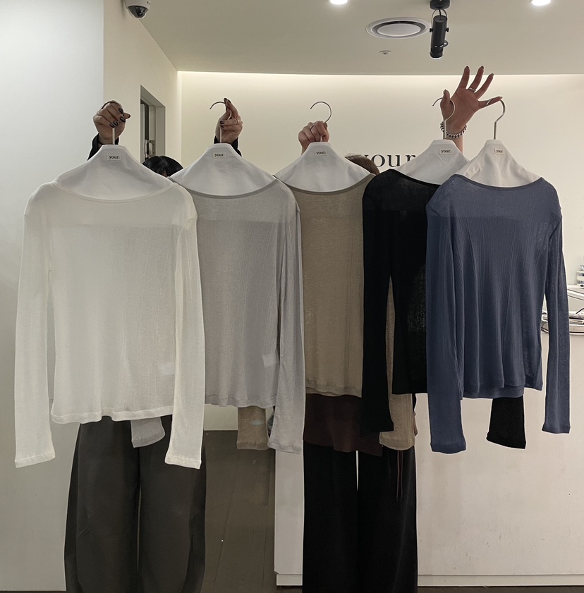 YOUR-P東大門直郵女裝新款推薦休閑人氣時尚職業長袖T恤YOUR-P長袖T恤