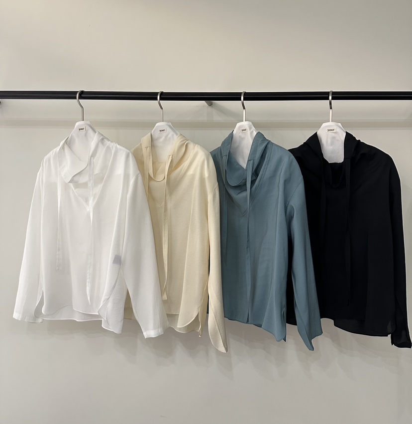 YOUR-P東大門代購女士新品熱賣時尚休閑人氣襯衫蕾絲衫兜帽YOUR-P襯衫/蕾絲衫