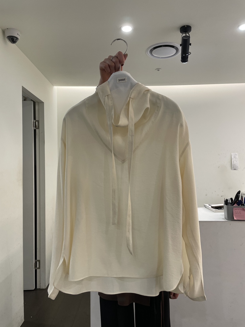 YOUR-P東大門代購女士新品熱賣時尚休閑人氣襯衫蕾絲衫兜帽YOUR-P襯衫/蕾絲衫圖色2