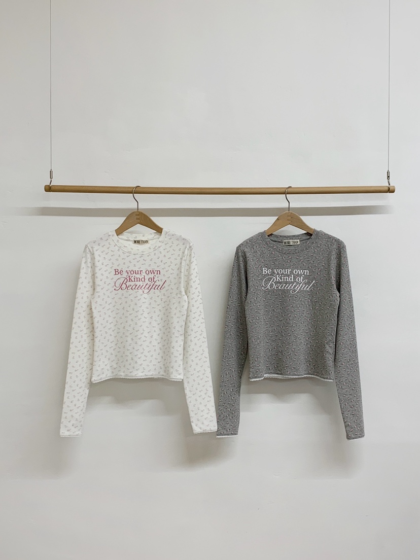 MORE THAN-P東大門實拍女士新品休閑時尚推薦熱賣長袖T恤MORE THAN長袖T恤