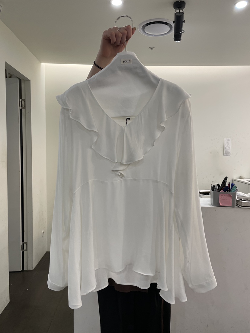 YOUR-P韓國代購女裝新品熱賣時尚職業人氣26春季襯衫蕾絲衫YOUR-P襯衫/蕾絲衫圖色1