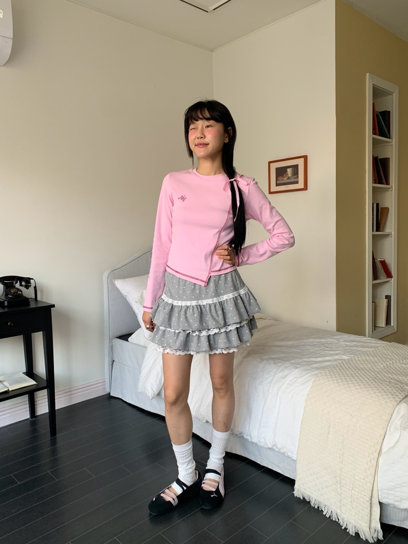 MORE THAN-P韓國代購女裝新品熱賣人氣26春季休閑長袖T恤MORE THAN長袖T恤