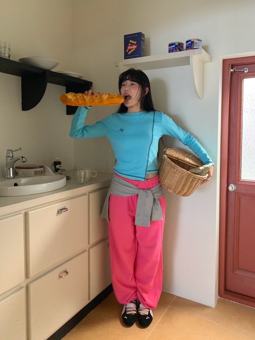 MORE THAN-P韓國代購女裝新品熱賣人氣26春季休閑長袖T恤MORE THAN長袖T恤