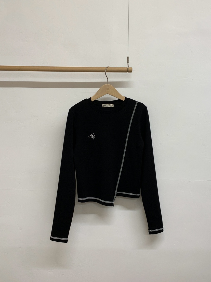 MORE THAN-P韓國代購女裝新品熱賣人氣26春季休閑長袖T恤MORE THAN長袖T恤圖色3