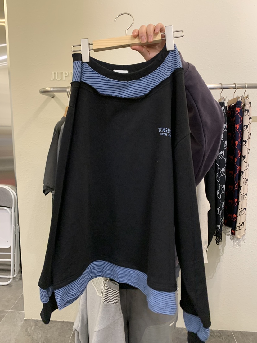 JUPITER韓國直郵女裝新品熱賣人氣時尚26春季職業休閑衛衣JUPITER衛衣圖色2