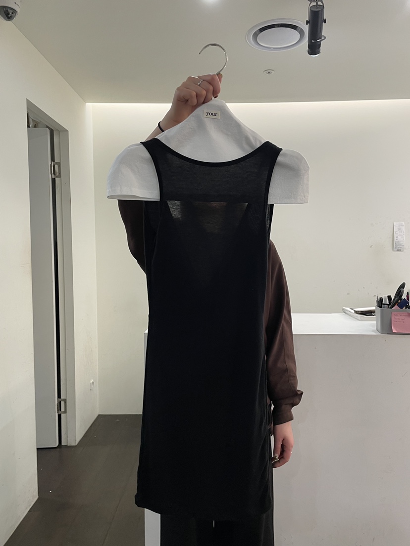 YOUR-P東大門代購女士新品推薦26春季休閑熱賣連衣裙兩面穿YOUR-P連衣裙圖色4黑色