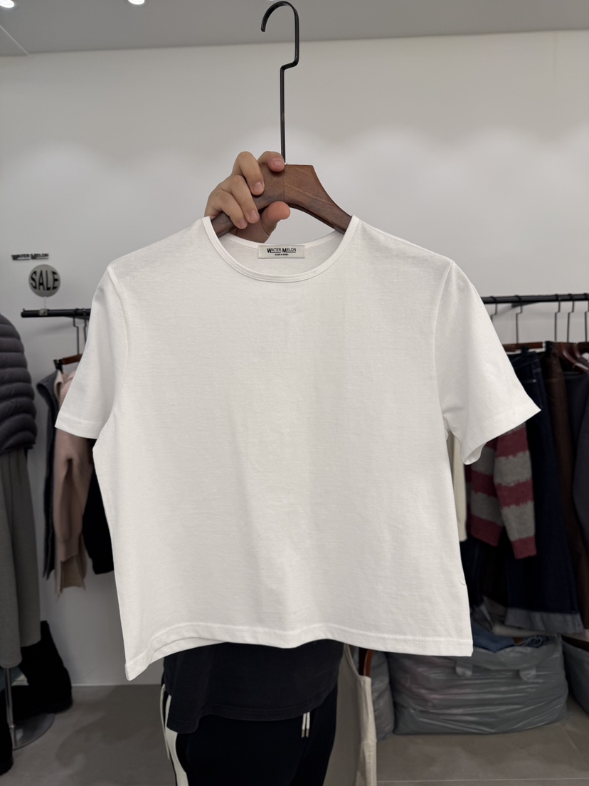 WATERMELON韓國代購女裝新品時尚推薦人氣休閑熱賣26春季T恤WATER MELONT恤圖色1
