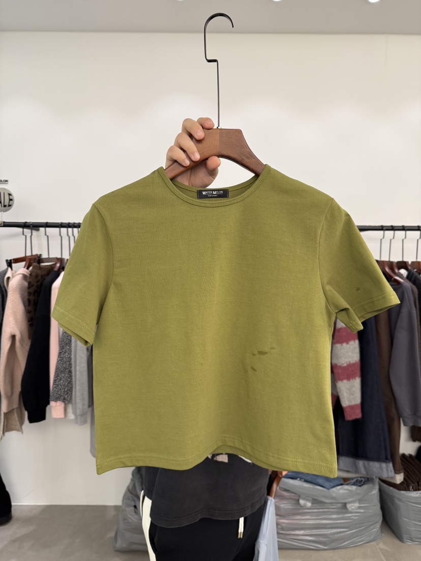 WATERMELON韓國代購女裝新品時尚推薦人氣休閑熱賣26春季T恤WATER MELONT恤圖色3