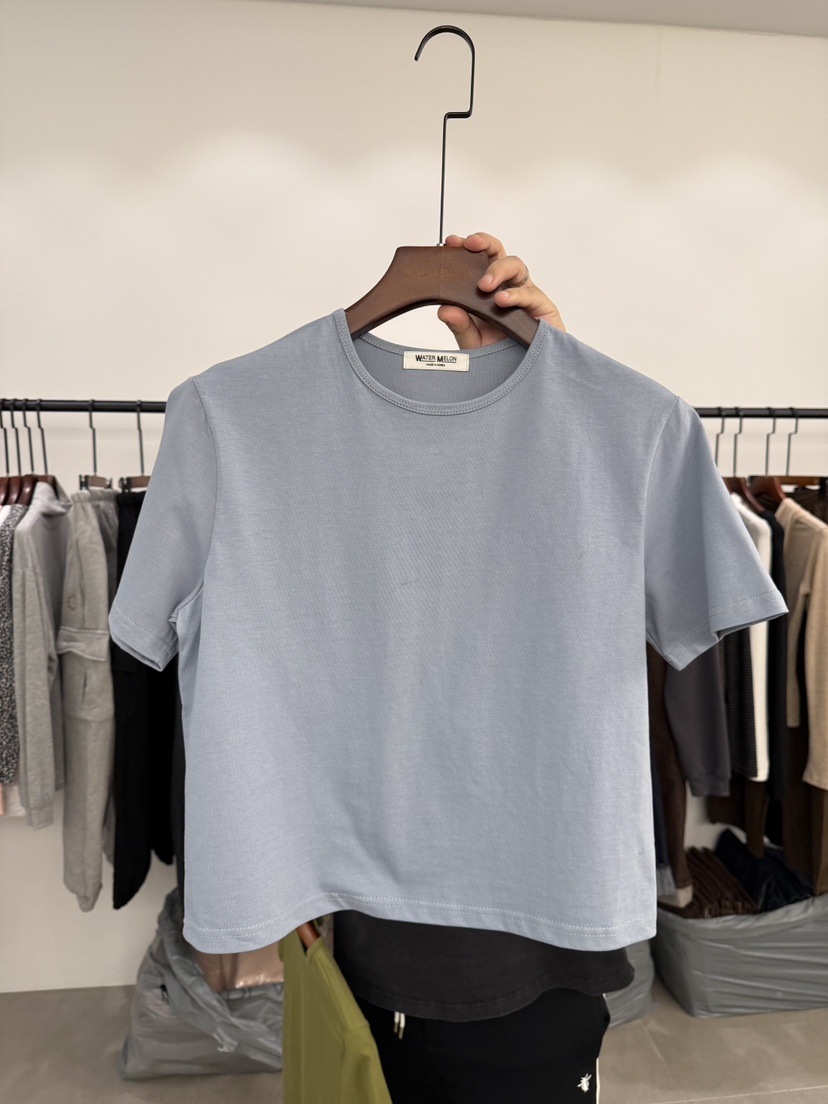 WATERMELON韓國代購女裝新品時尚推薦人氣休閑熱賣26春季T恤WATER MELONT恤圖色4