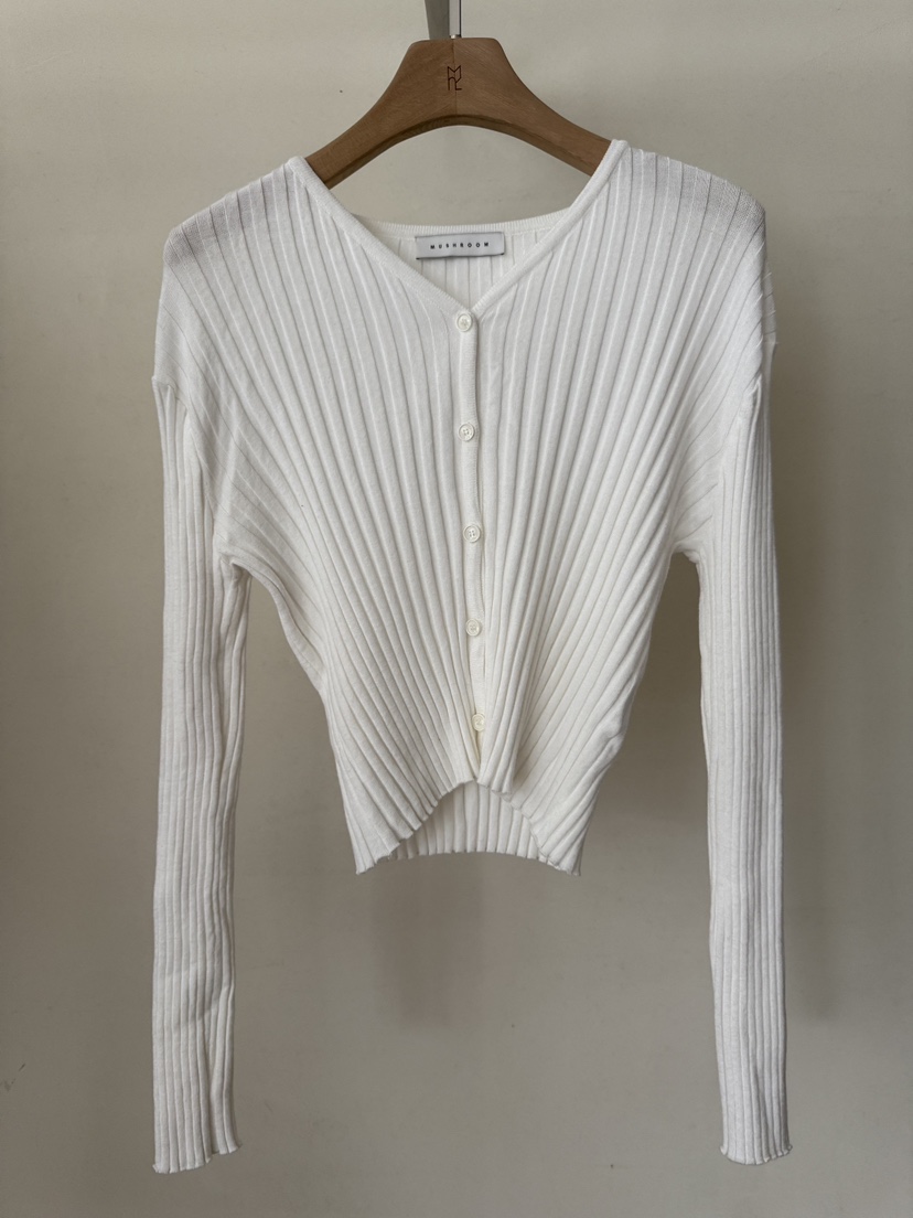 MUSHROOM-A韓國代購女士新品26春季職業人氣休閑推薦針織衫MUSHROOM針織衫圖色1