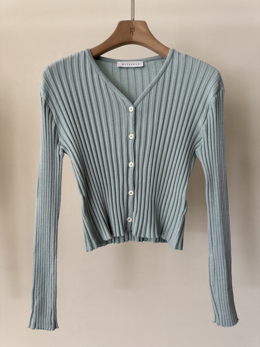 MUSHROOM-A韓國代購女士新品26春季職業人氣休閑推薦針織衫MUSHROOM針織衫圖色3