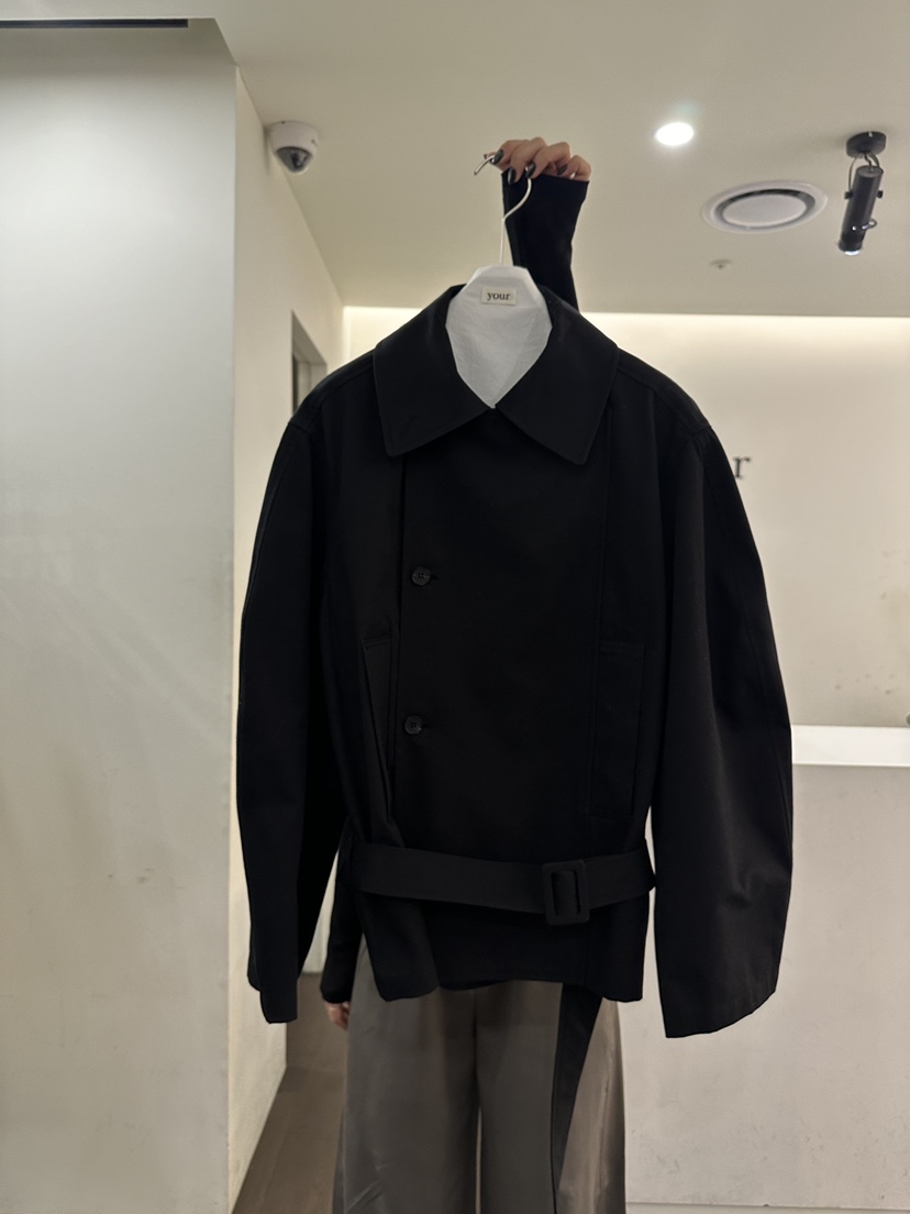 YOUR-P東大門代購女士新款人氣職業熱賣休閑時尚夾克含腰帶YOUR-P夾克圖色2