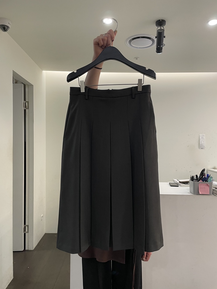 YOUR-P韓國代購女士新款推薦人氣職業休閑26春季時尚長裙YOUR-P長裙圖色2墨色