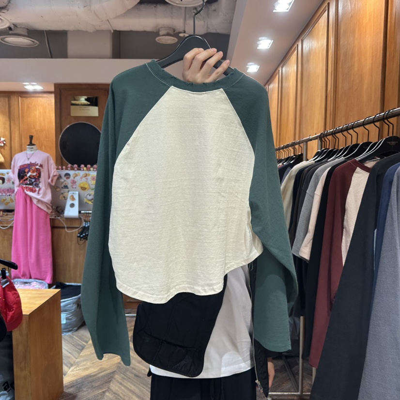 GARMENT-P東大門實拍女士新款職業熱賣人氣26春季長袖T恤GARMENT長袖T恤