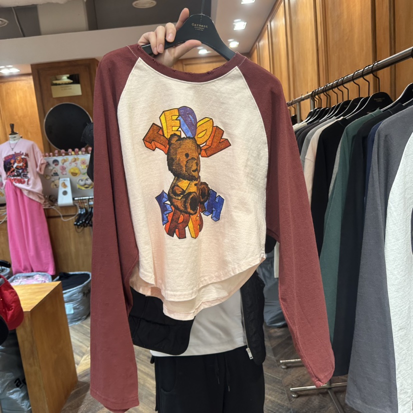 GARMENT-P東大門實拍女士新款職業熱賣人氣26春季長袖T恤GARMENT長袖T恤圖色2