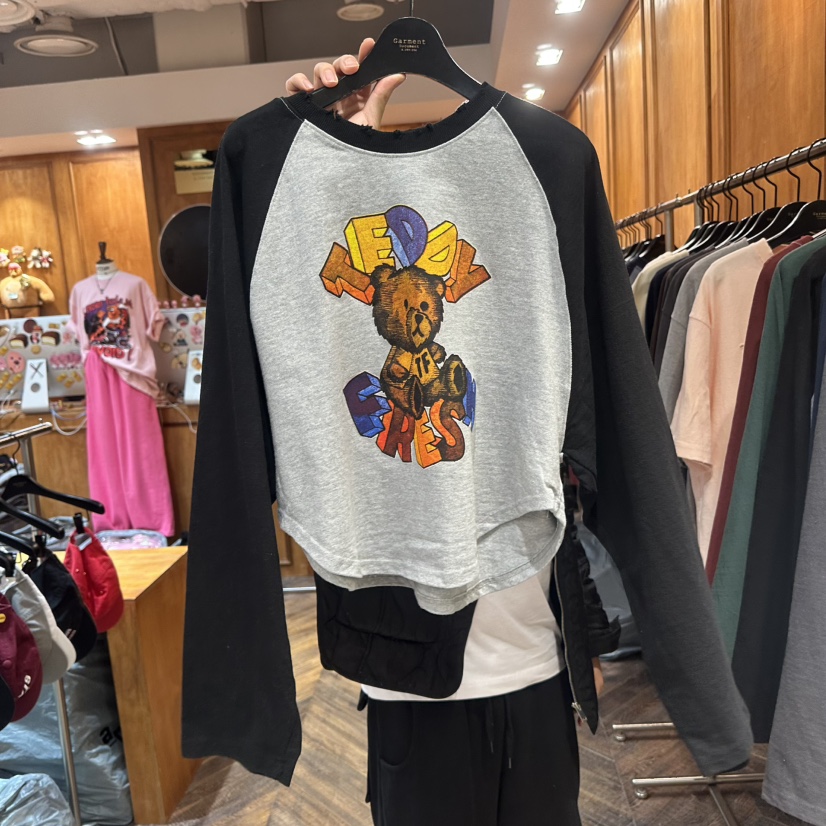 GARMENT-P東大門實拍女士新款職業熱賣人氣26春季長袖T恤GARMENT長袖T恤圖色3