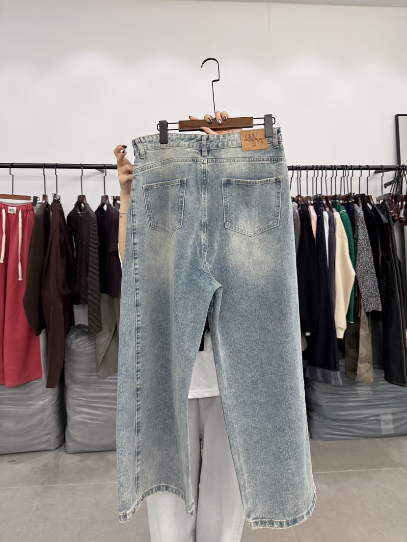 WATERMELON韓國代購女士新款26春季熱賣時尚職業人氣牛仔褲WATER MELON牛仔褲