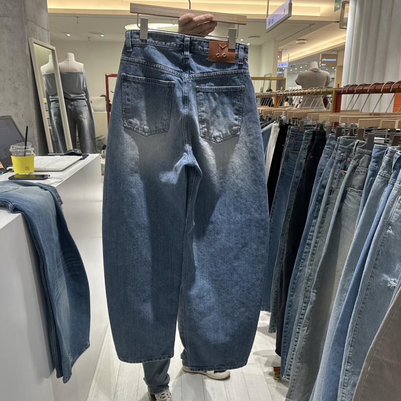 GRAYMELLOW韓國直郵女士新品推薦熱賣時尚26春季人氣牛仔褲GRAYMELLOW牛仔褲