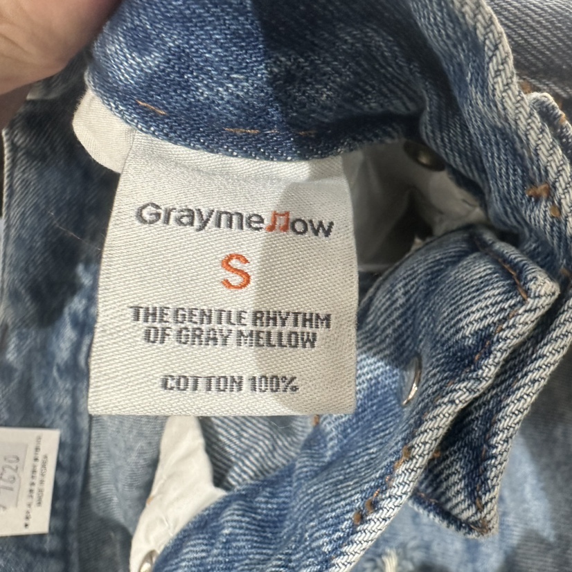 GRAYMELLOW韓國直郵女裝新款時尚推薦人氣休閑26春季牛仔褲GRAYMELLOW牛仔褲