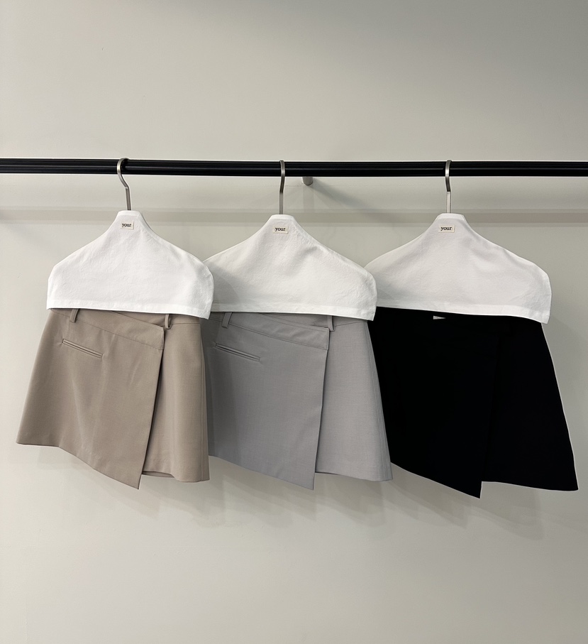 YOUR-P韓國直郵女士新品休閑推薦時尚人氣熱賣職業26春季短裙YOUR-P短裙