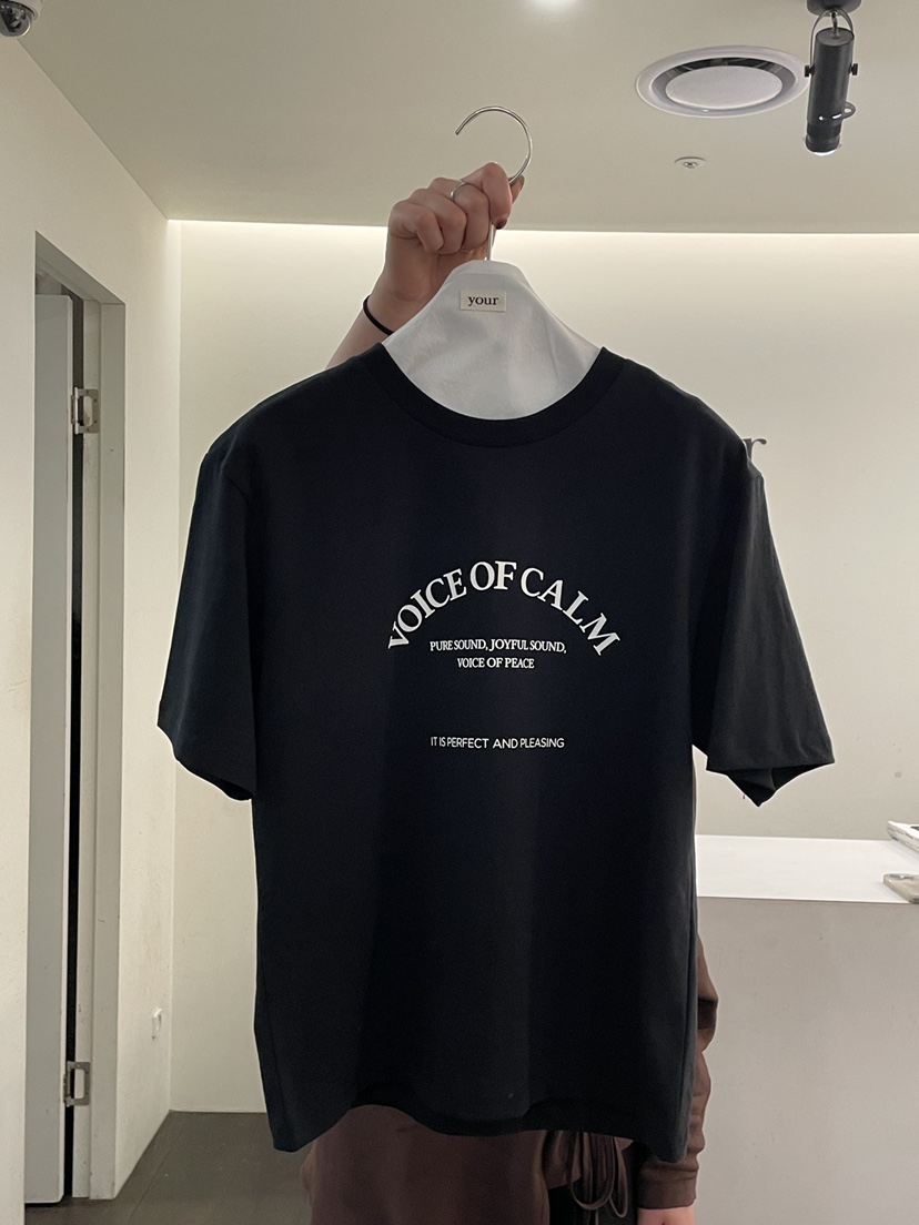 YOUR-P東大門直郵女裝新品熱賣時尚26春季職業推薦人氣T恤YOUR-PT恤圖色4黑色