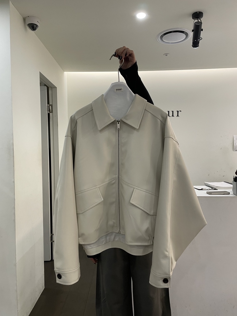 YOUR-P東大門直郵女士新款熱賣休閑人氣職業時尚夾克皮革YOUR-P夾克圖色2