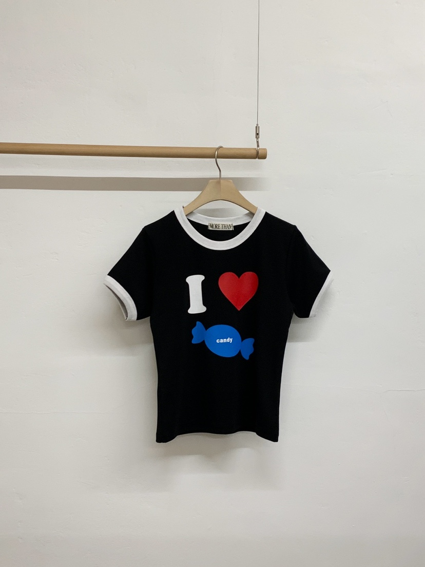 MORE THAN-P東大門代購女士新款熱賣26春季休閑職業T恤MORE THANT恤圖色3