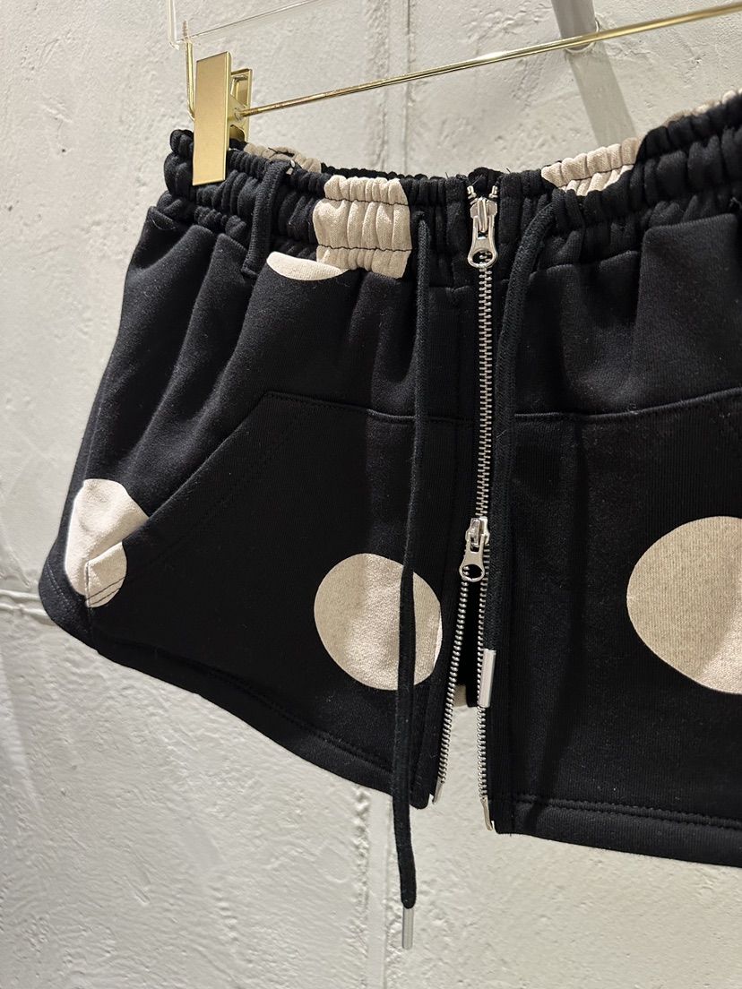 UNICO-p韓國直郵女裝新品熱賣26春季職業休閑短裙圓點裙UNICO短裙