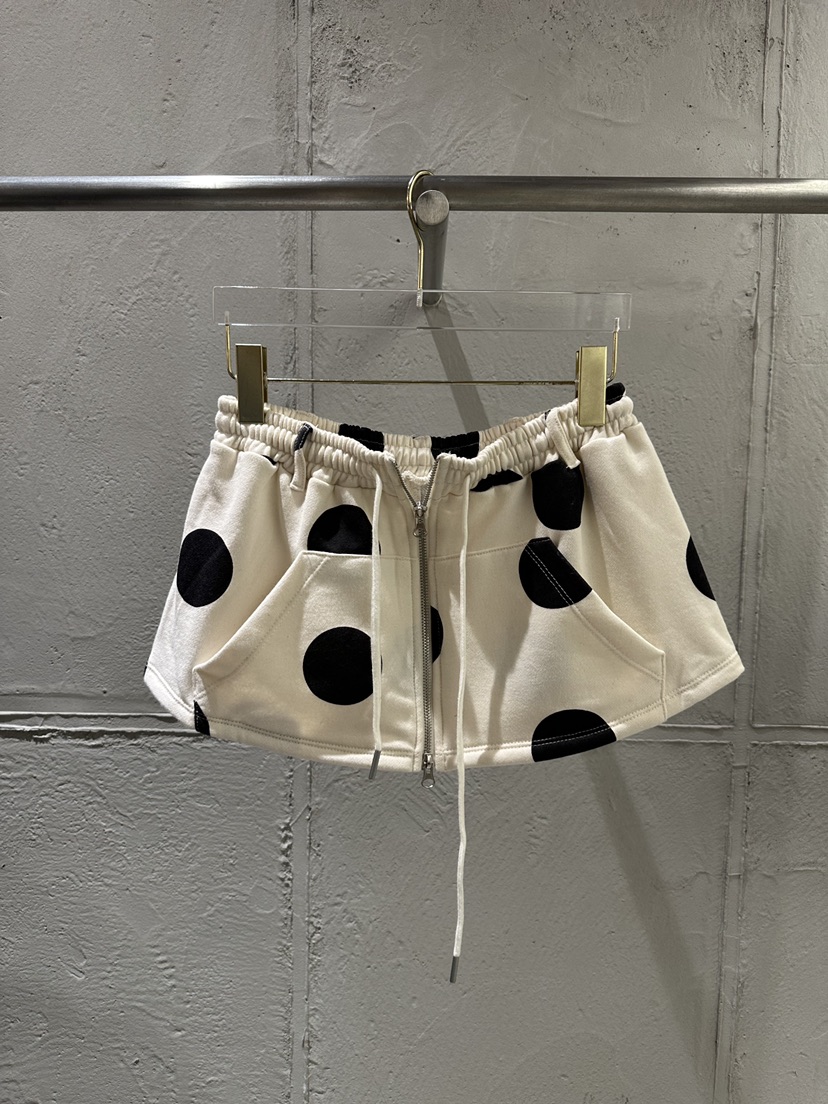 UNICO-p韓國直郵女裝新品熱賣26春季職業休閑短裙圓點裙UNICO短裙圖色1