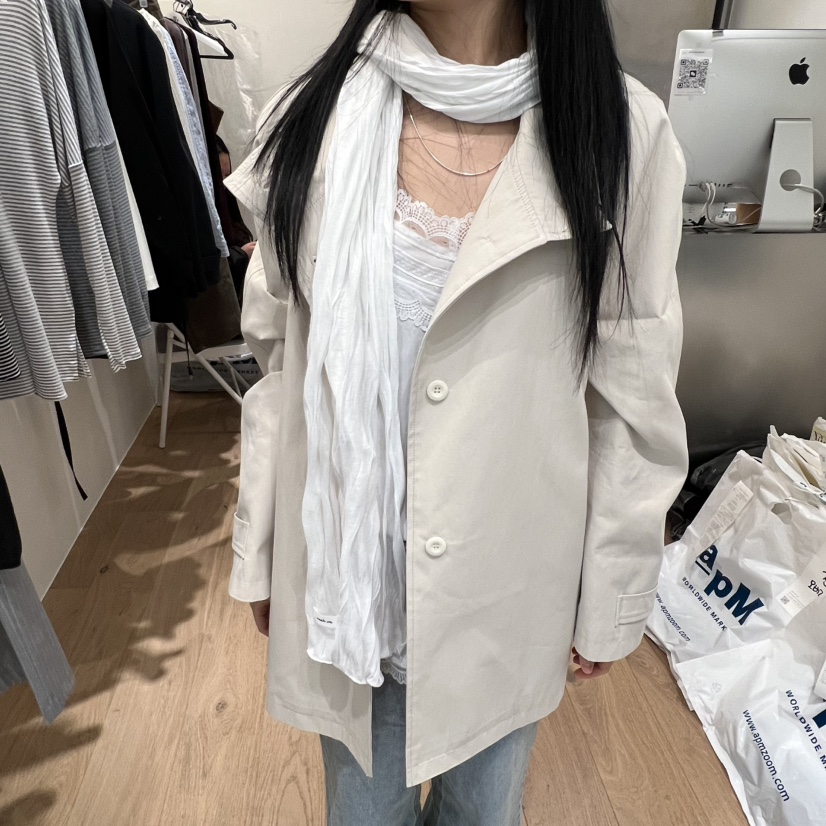 MEET ME韓國代購女士新款熱賣時尚休閑職業圍巾披肩圍巾MEET ME圍巾/披肩圖色1