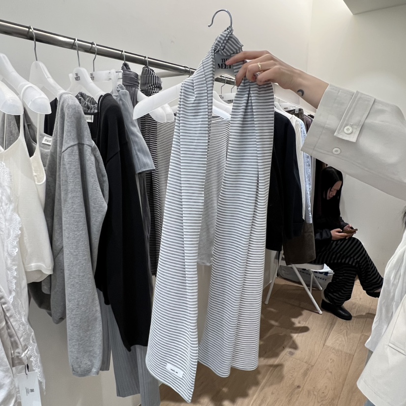 MEET ME韓國代購女士新款熱賣時尚休閑職業圍巾披肩圍巾MEET ME圍巾/披肩圖色4