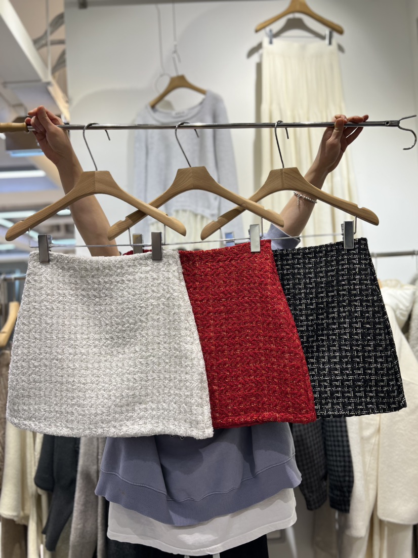 OLA韓國代購女裝新款26春季職業時尚人氣熱賣休閑推薦短裙mellor/OLA短裙