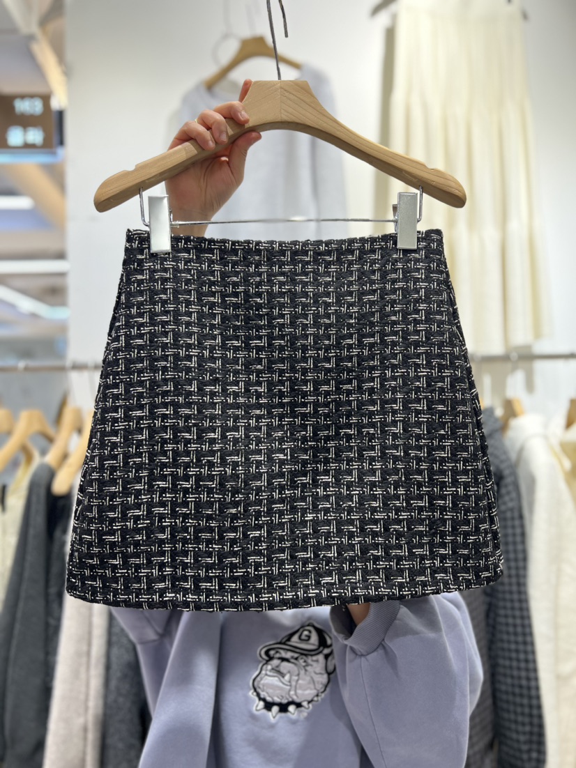 OLA韓國代購女裝新款26春季職業時尚人氣熱賣休閑推薦短裙mellor/OLA短裙圖色3